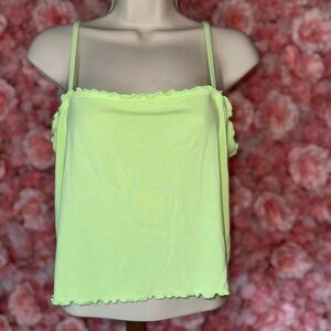 American Eagle Outfitters Neon Green Crop Top